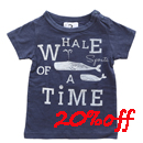 jeans-b. 2nd whale Tシャツ (ネイビー)